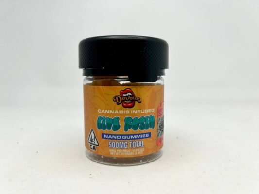 Devour Live Rosin Gummies 500mg