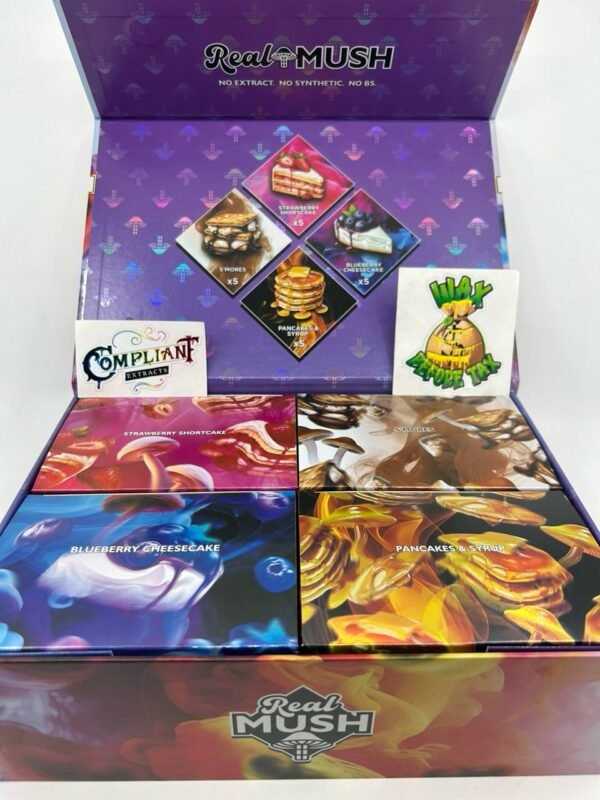 Real Mush Psilocybin Chocolate Squares