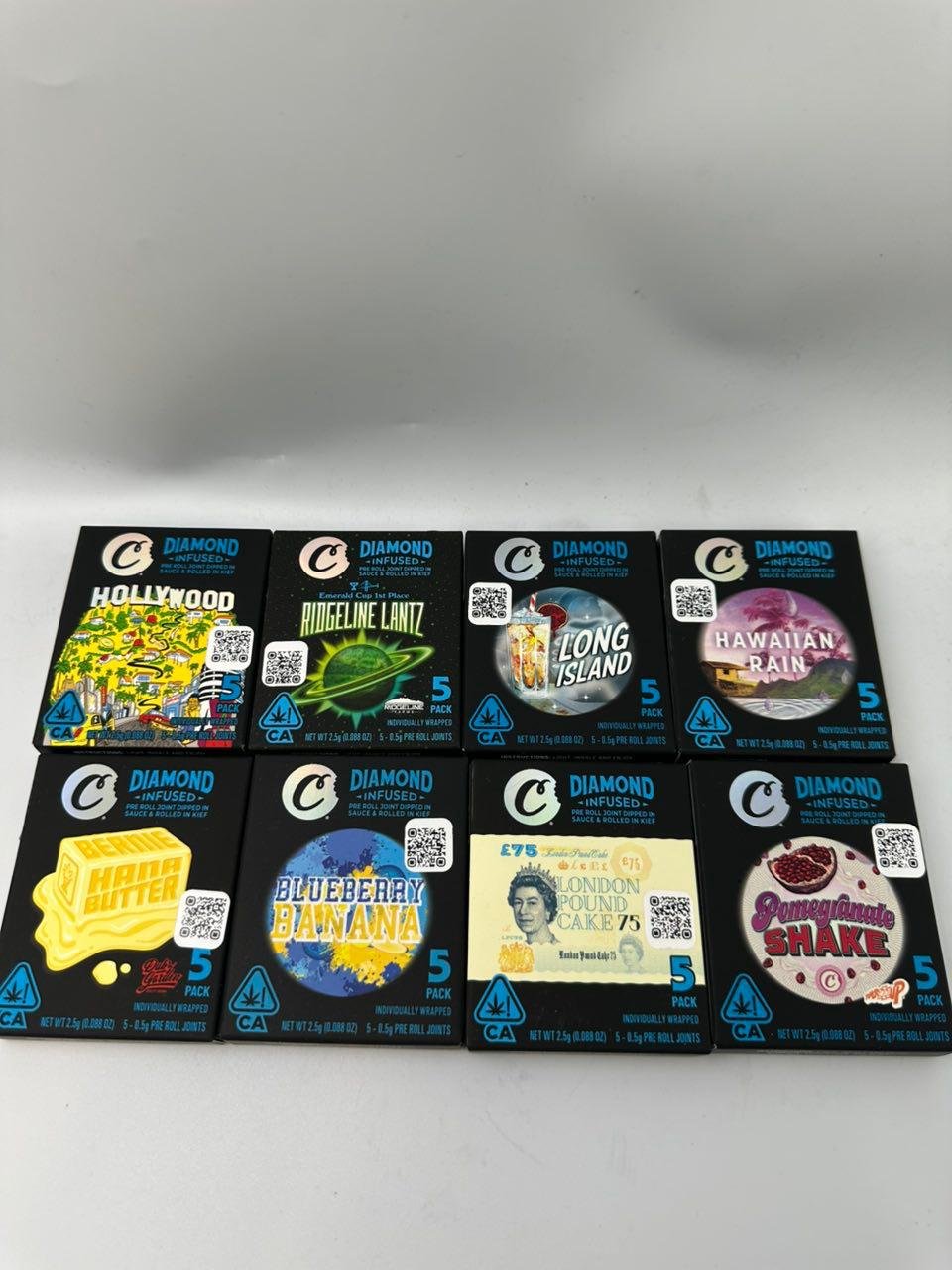 Cookies diamond infused pre rolls