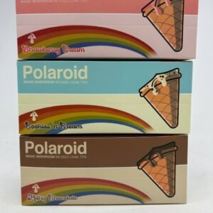 polaroid magic mushroom infused cone tip