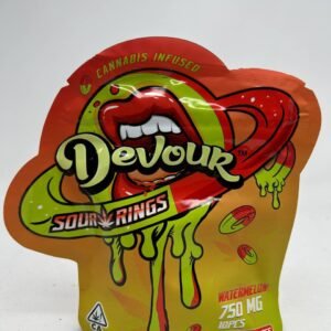 Devour Sour Rings 750mg