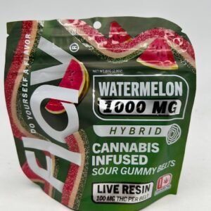 FLAV Sour Gummy Belts – 1000mg Cannabis Infused